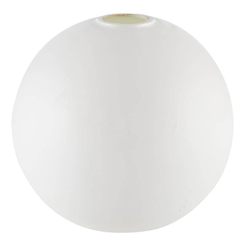 White Matte Round Vase - 5"