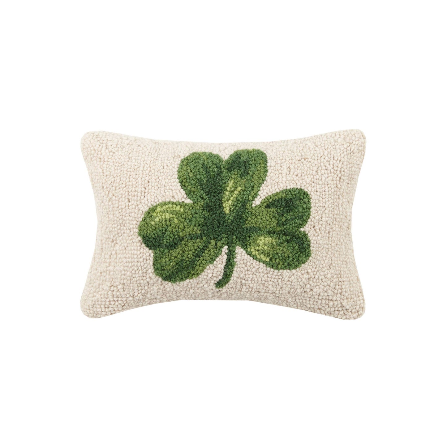 Shamrock Hook Pillow - 12"x8"