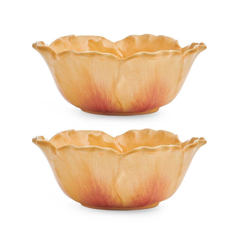 Meadow Tulip Bowl - Yellow