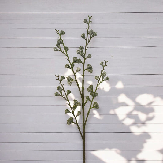 Powdered Green Eucalyptus Pod Stem - 35"