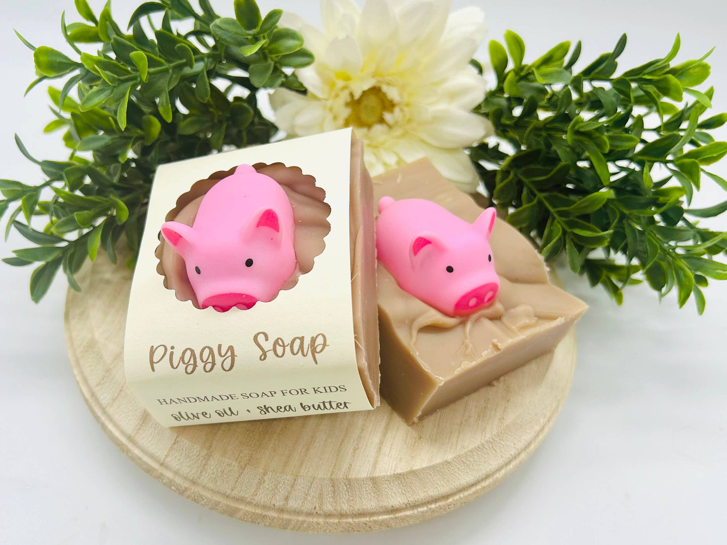 Piggy Handmade Soap Bar for Kids - 4.8oz