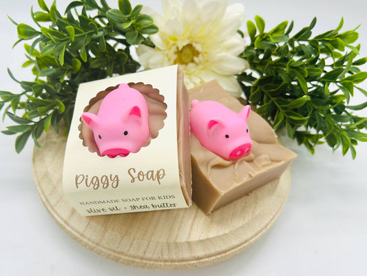 Piggy Handmade Soap Bar for Kids - 4.8oz
