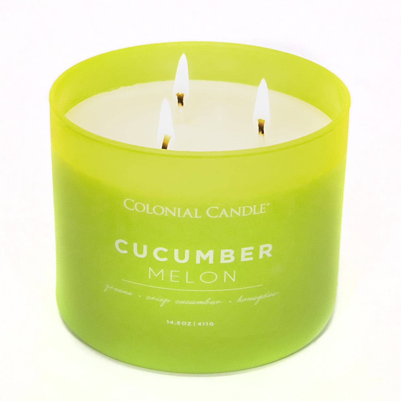 Cucumber Melon Scented Jar Candle, Soy Blend Wax, 14.5oz