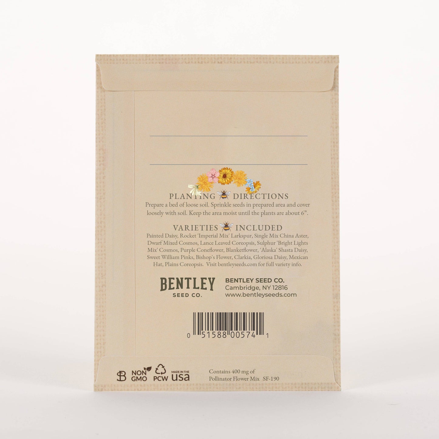 Pollinator Wildflower Mix Seed Packet