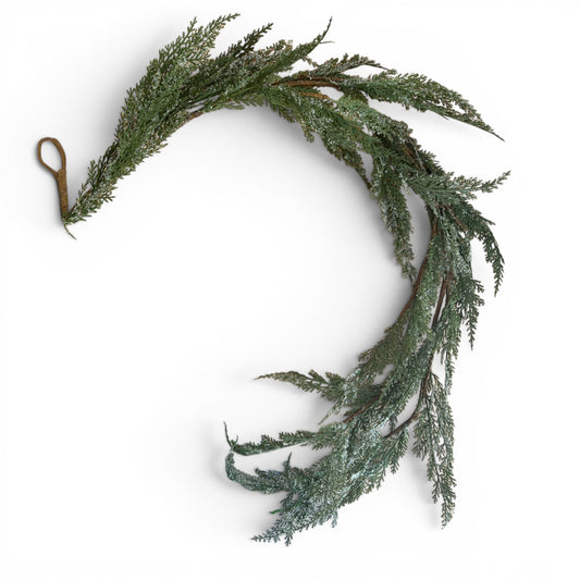 Snowy Cedar Garland - 55"
