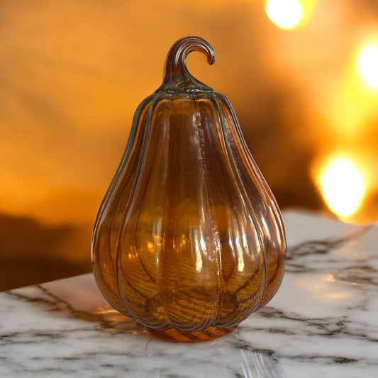Glass Gourd Cloche - 7.5"