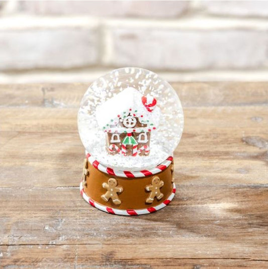 Gingerbread House Snow Globe - 3.25"
