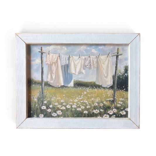 Wildflower Laundry Artwork - 12”x16”