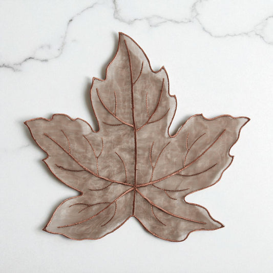 Brown Transparent Doily - 10"