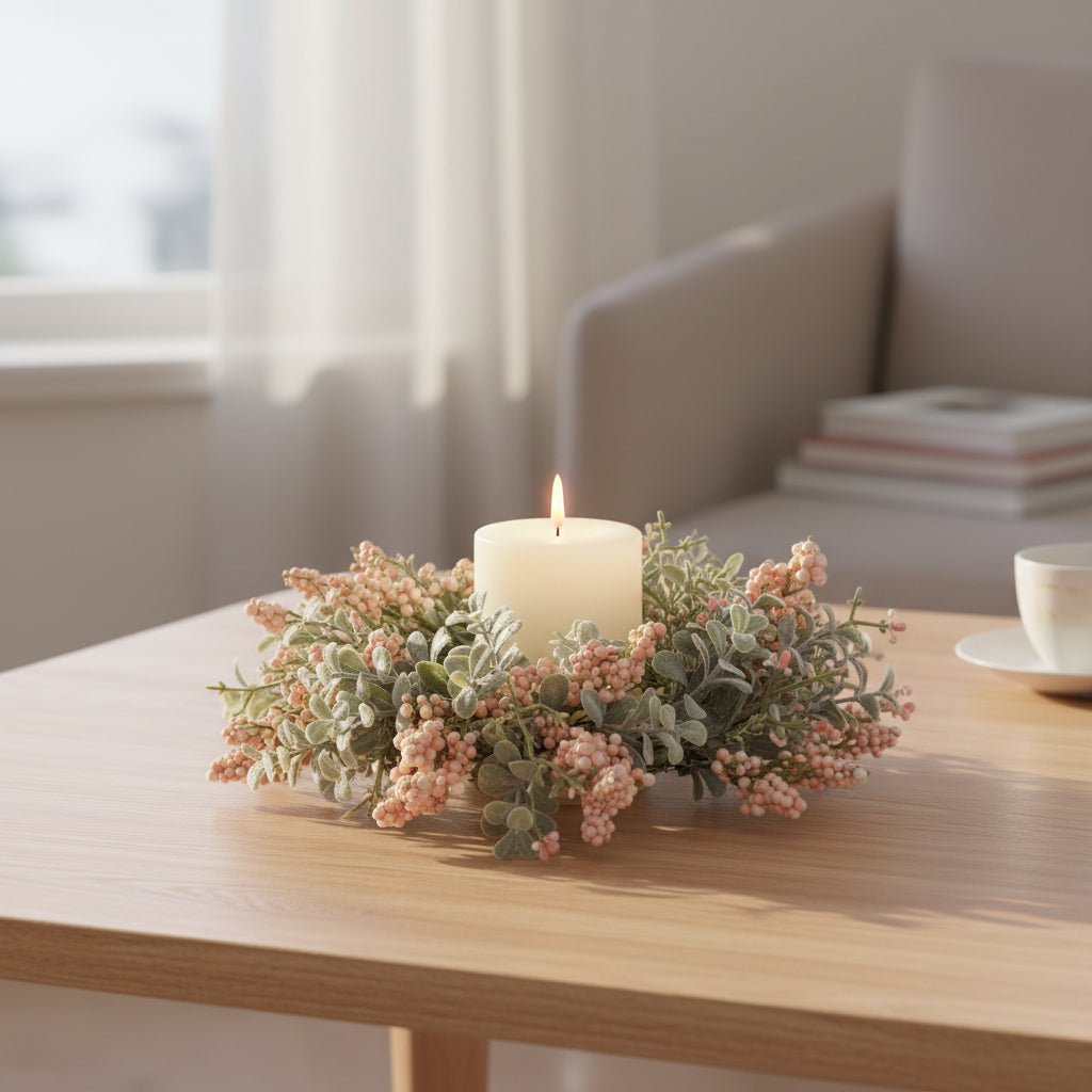 Peachy Soft Candle Ring - 3"