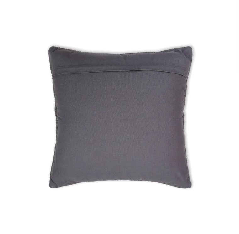 20X20 HAND WOVEN NIA PILLOW GRAY