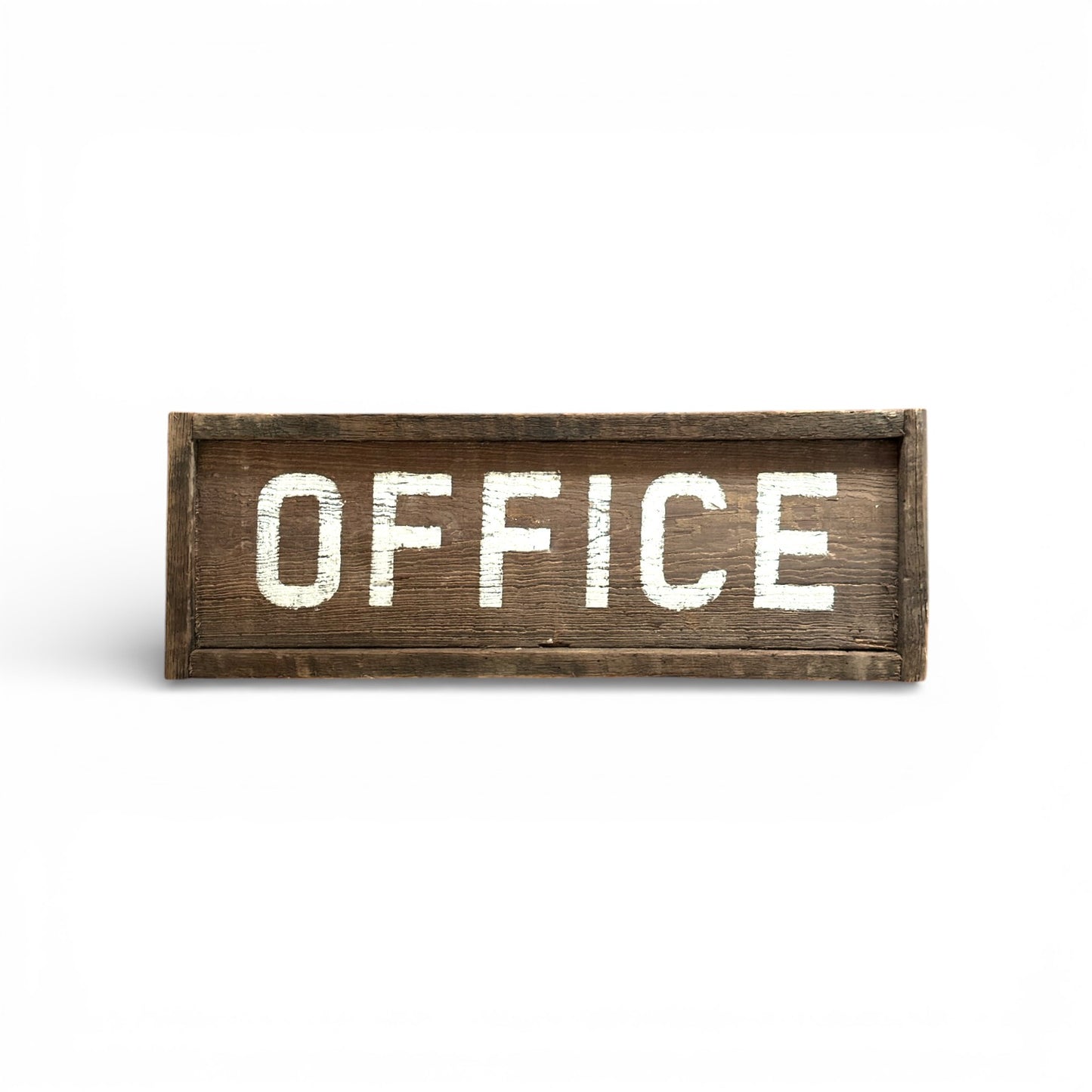 Barnwood Rustic Office Sign - 27"