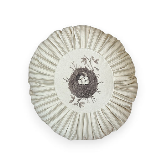 Round Nest Throw Pillow - 18"
