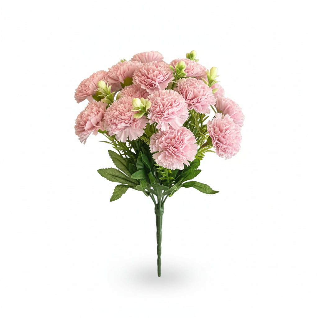 Pink Mini Carnation Bunch - 12"