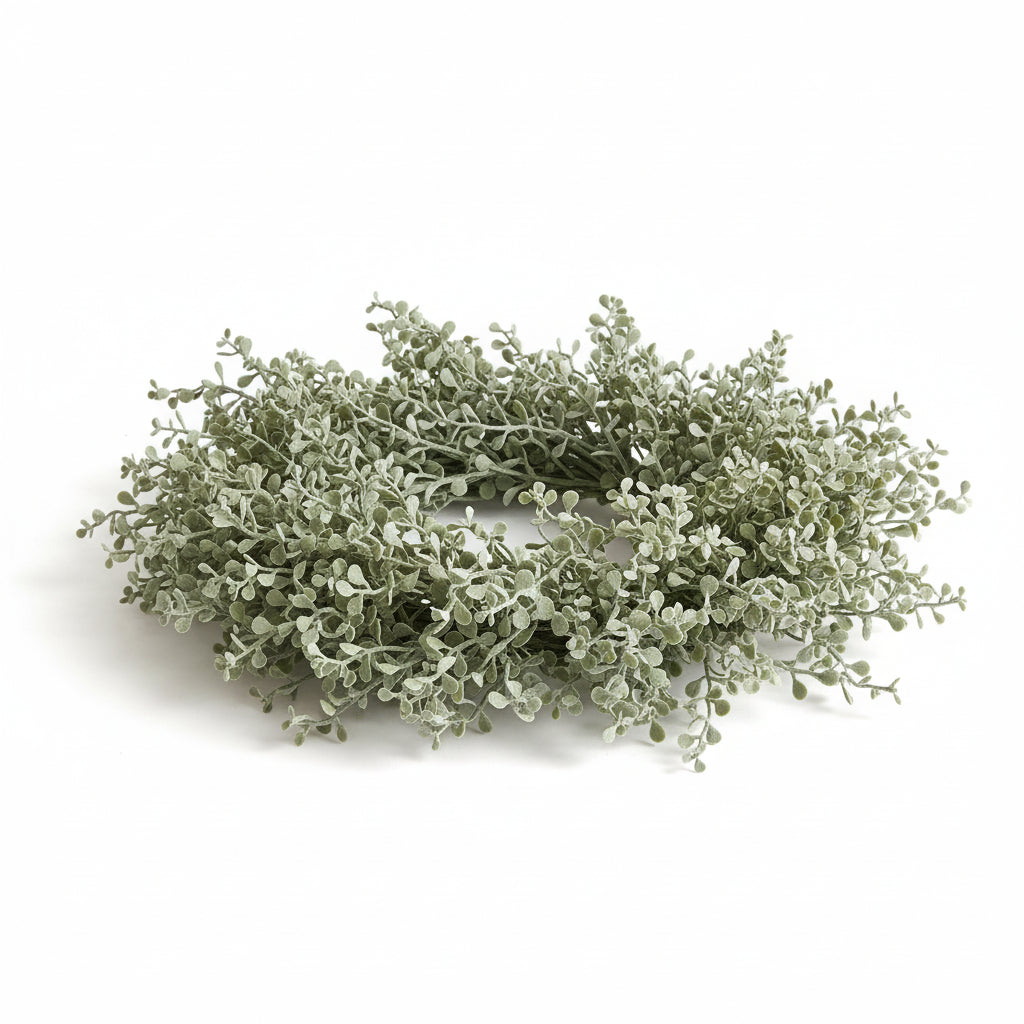 Boxwood Candle Ring - 5"