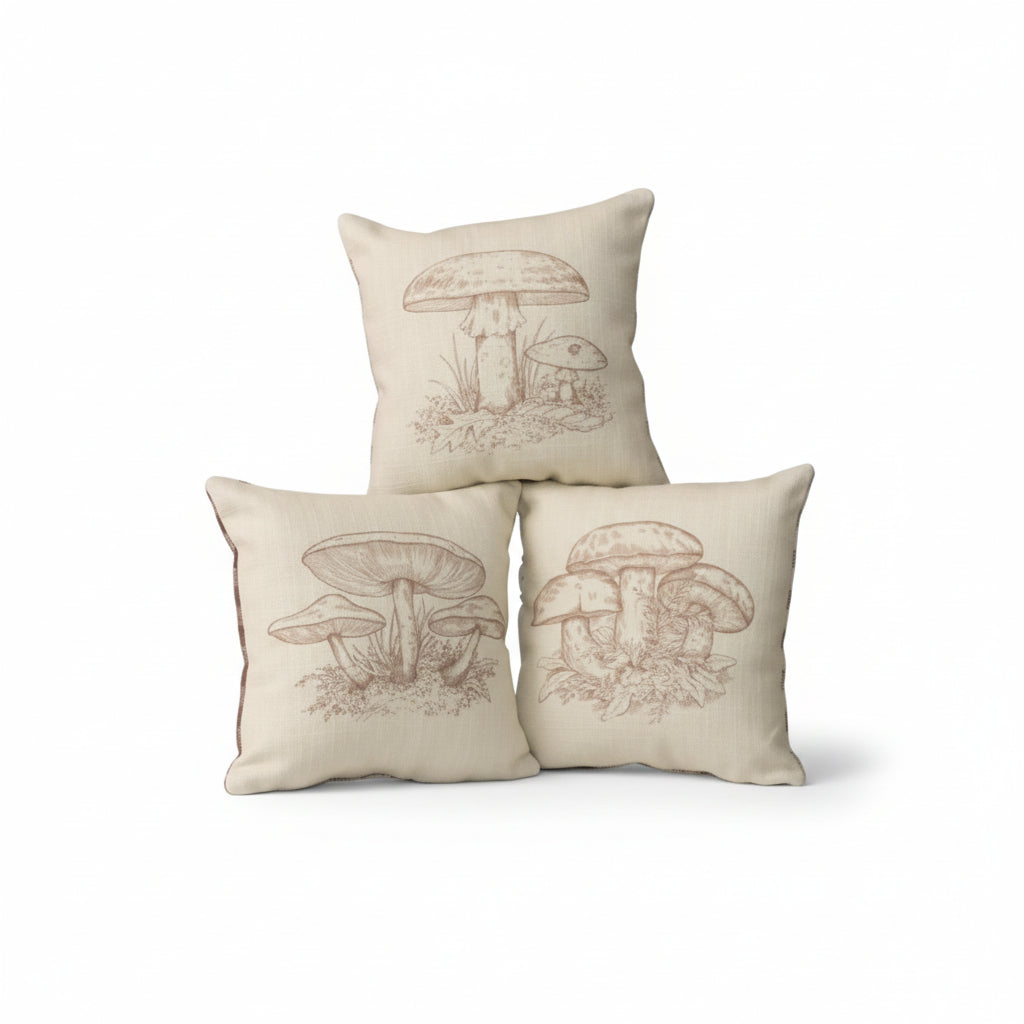 Mini Mushroom Pillows - 8"