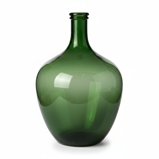 Large Green Glass Bottle - 17"