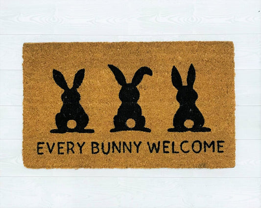 Every Bunny Welcome Outdoor Mat - 30" x 18"