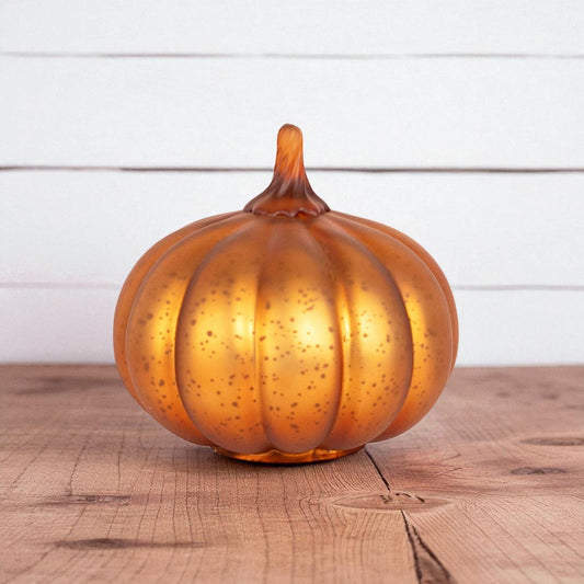 Dylan Copper Iridescent Pumpkin - 6"x6"
