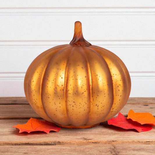 Dylan Copper Iridescent Pumpkin - 8"x8
