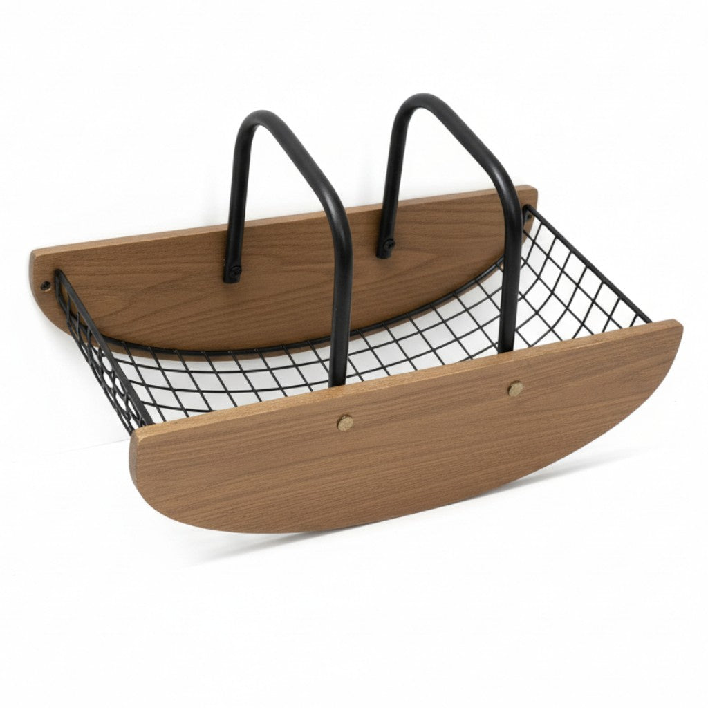 Wood & Wire Rocking Basket