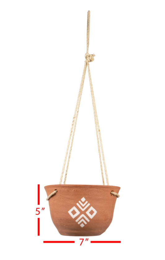 SAGE HANGING TERRACOTTA PLANTER