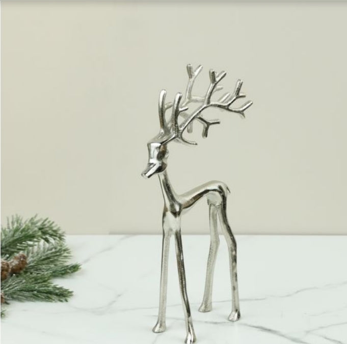 Silver Reindeer - 12"