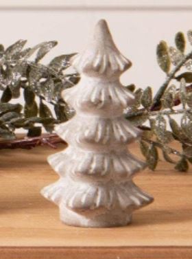 Mini Cement Christmas Trees - 4.75"