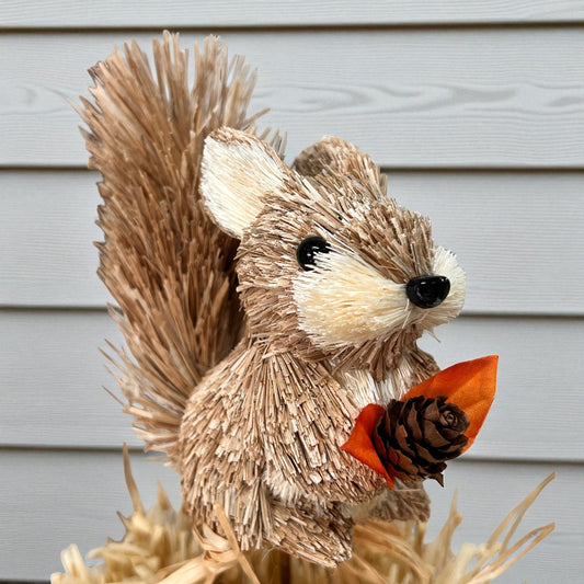 Squirrel Potted Plant Pick - 12"