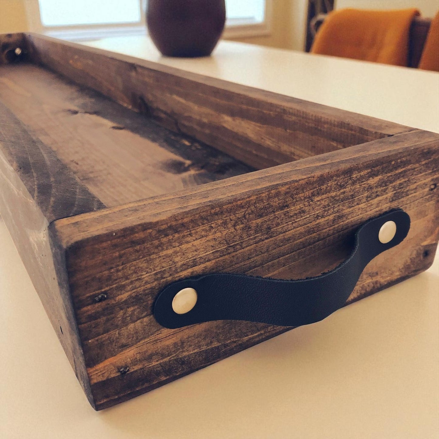 Dark Walnut Table Tray - 36"