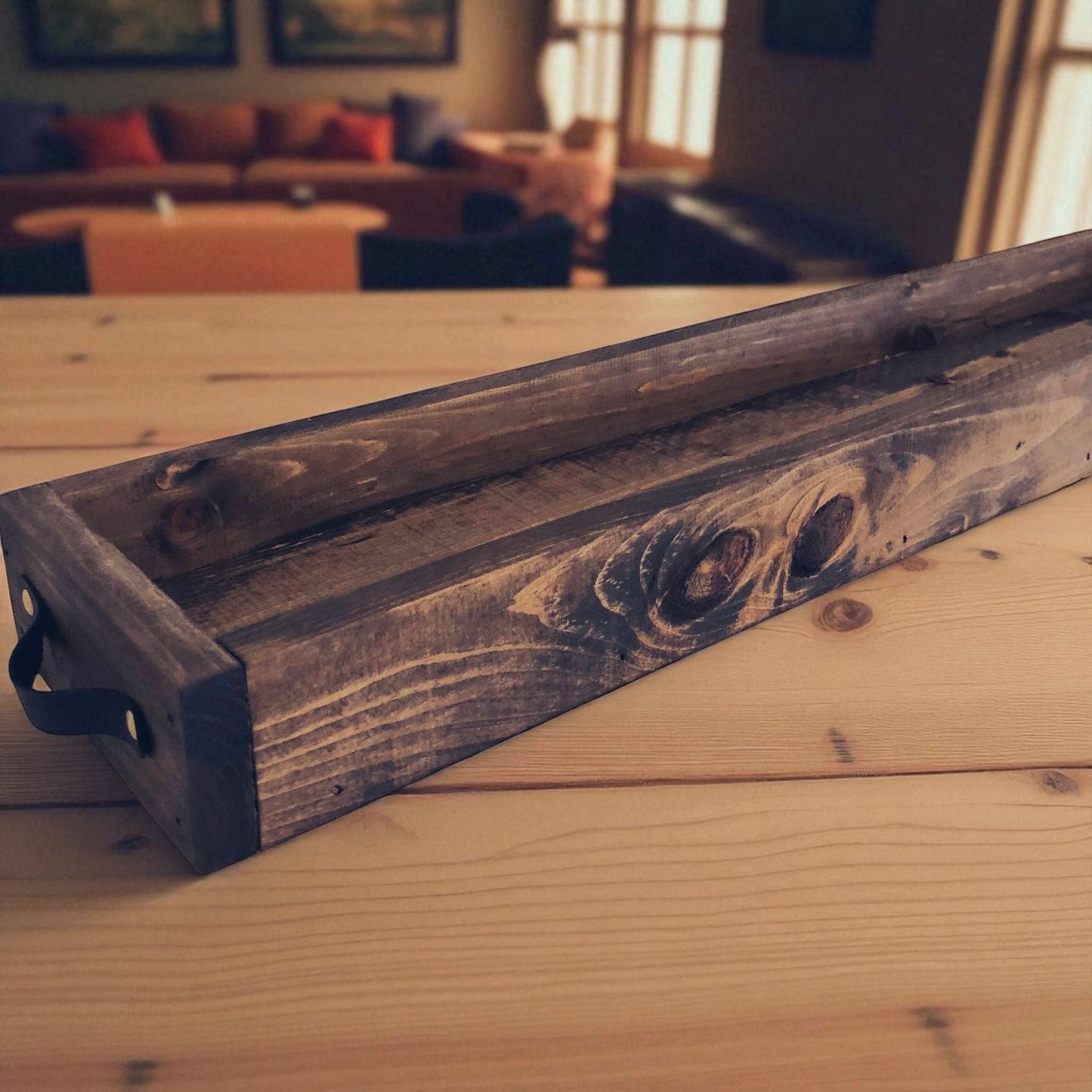 Dark Walnut Table Tray - 36"