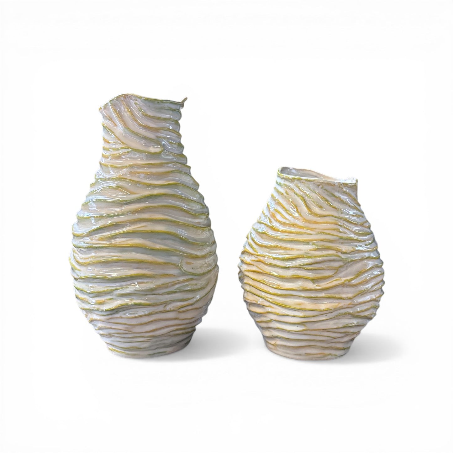 Coral Porcelain Vases