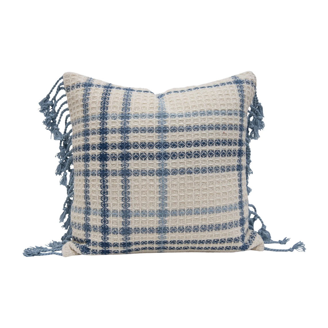 Hand Woven Wilhelmine Plaid Pillow - 18x18