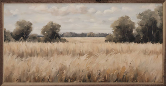 Field Landscape Sign - 16"X8"