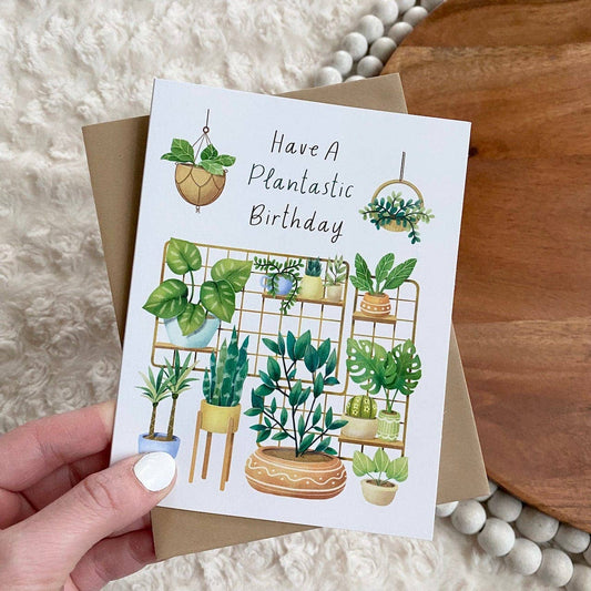 "Have A Plantastic Birthday" Greeting Card