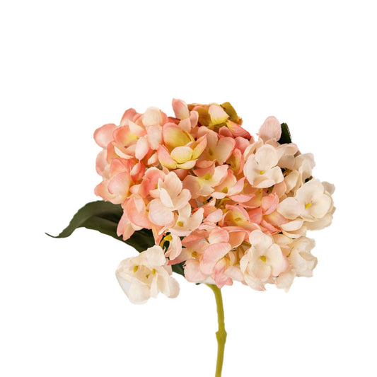 Artificial Pink Hydrangea Stem