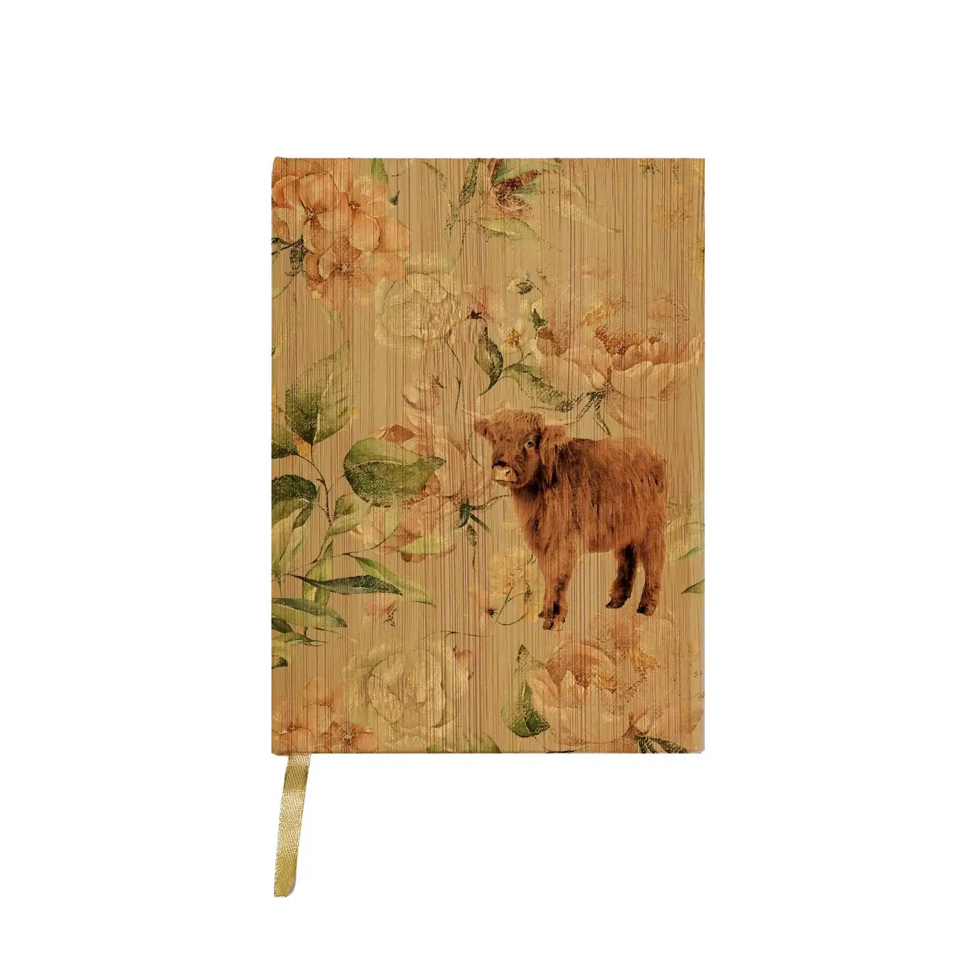 Highland Cow Floral Journal