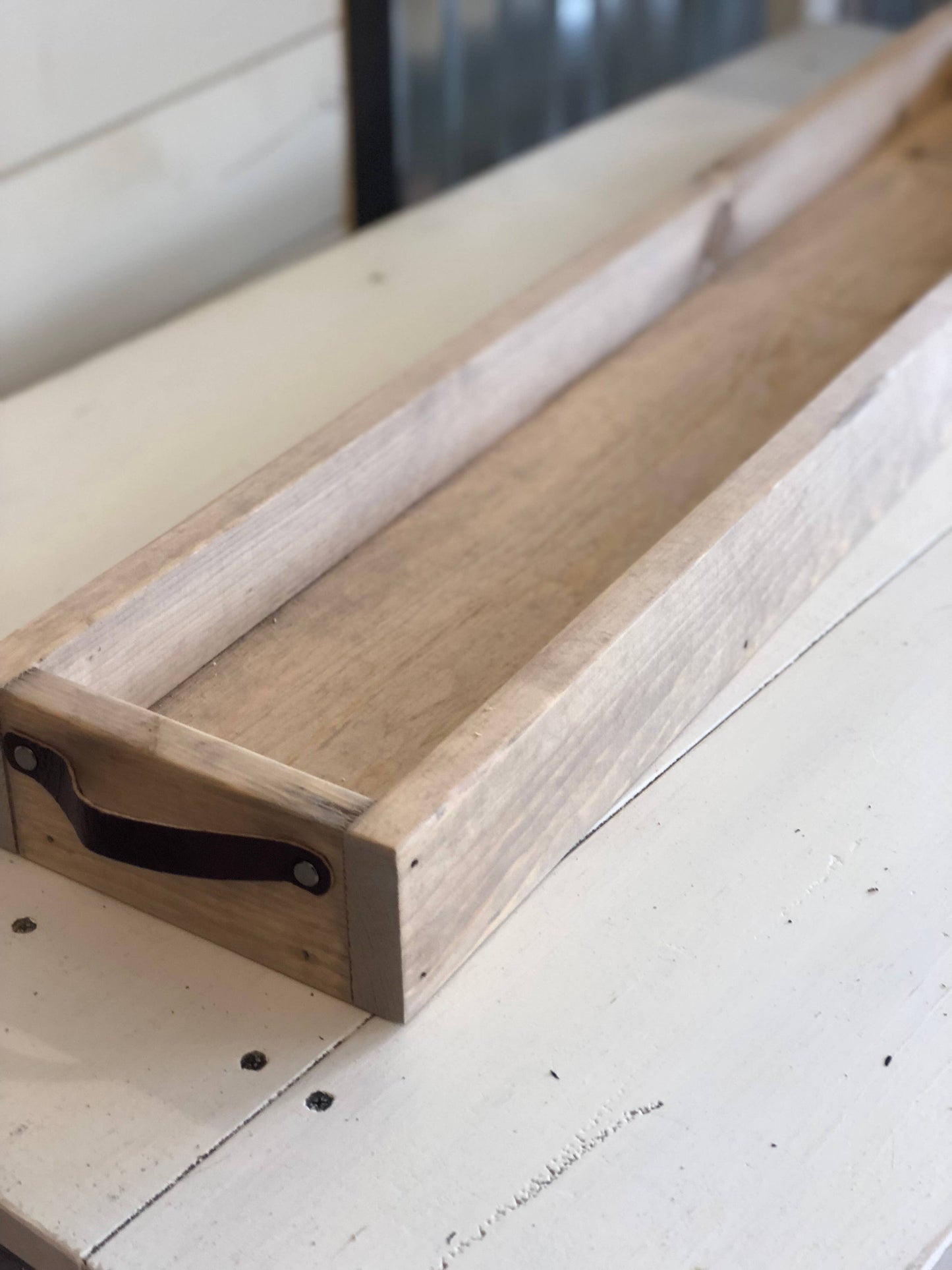 Barnwood Table Tray