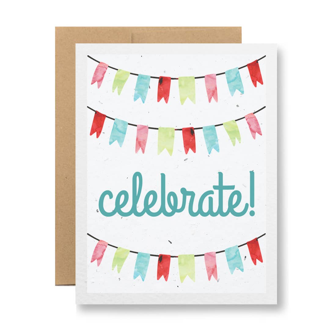 Celebrate! Plantable Greeting Card
